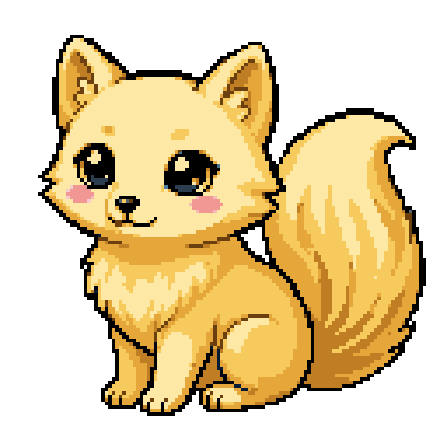 Golden Arctic Fox